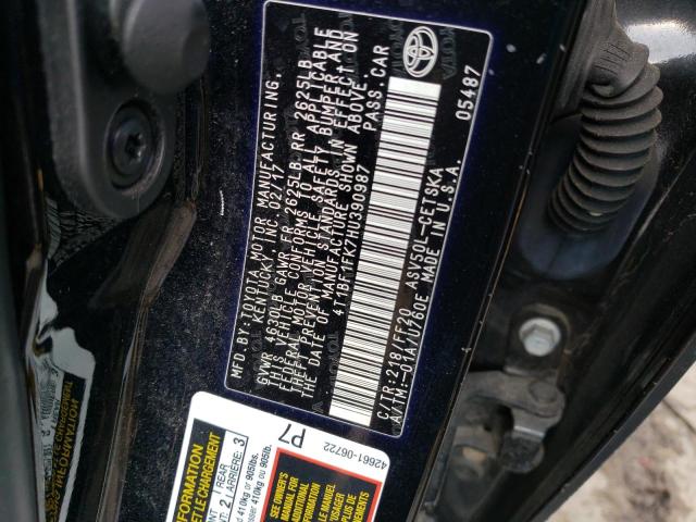 Photo 11 VIN: 4T1BF1FK7HU390987 - TOYOTA CAMRY 