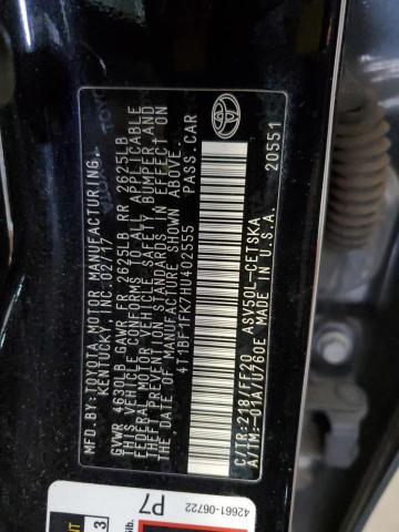 Photo 11 VIN: 4T1BF1FK7HU402555 - TOYOTA CAMRY 