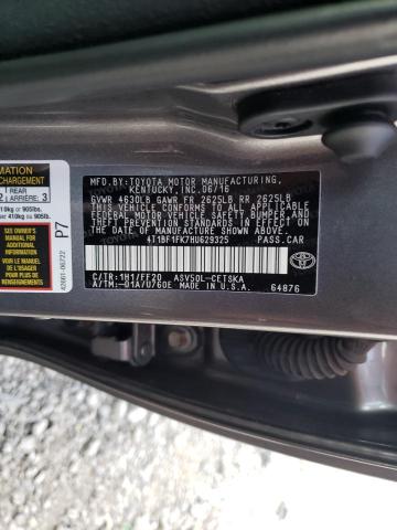 Photo 9 VIN: 4T1BF1FK7HU629325 - TOYOTA CAMRY SE 