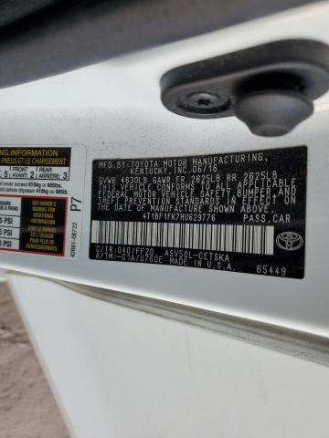 Photo 11 VIN: 4T1BF1FK7HU629776 - TOYOTA CAMRY LE 