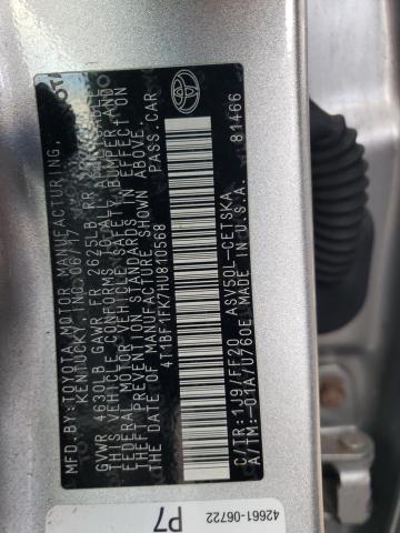 Photo 11 VIN: 4T1BF1FK7HU810568 - TOYOTA CAMRY LE 