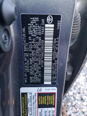 Photo 11 VIN: 4T1BF1FK8CU060459 - TOYOTA CAMRY BASE 