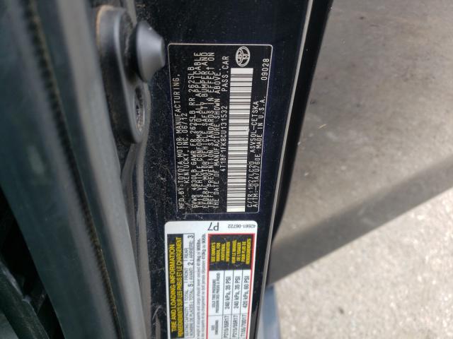 Photo 9 VIN: 4T1BF1FK8CU131532 - TOYOTA CAMRY BASE 