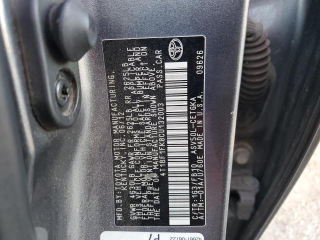 Photo 11 VIN: 4T1BF1FK8CU132003 - TOYOTA CAMRY BASE 