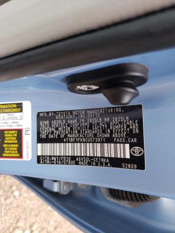 Photo 9 VIN: 4T1BF1FK8CU573971 - TOYOTA CAMRY BASE 