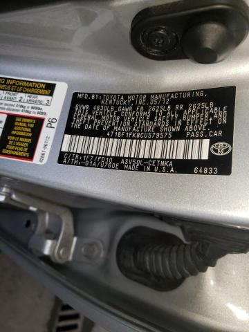 Photo 9 VIN: 4T1BF1FK8CU579575 - TOYOTA CAMRY BASE 