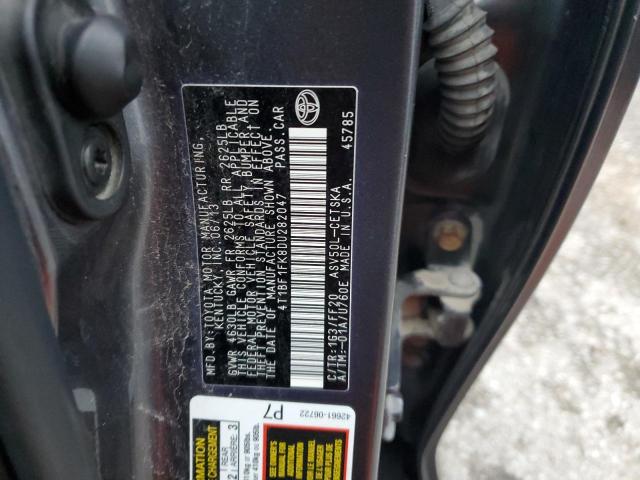 Photo 11 VIN: 4T1BF1FK8DU282047 - TOYOTA CAMRY 