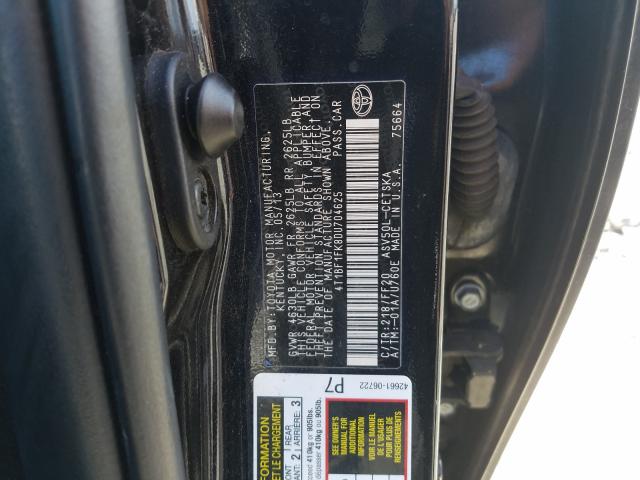 Photo 9 VIN: 4T1BF1FK8DU704625 - TOYOTA CAMRY L 