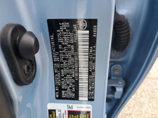 Photo 11 VIN: 4T1BF1FK8DU708772 - TOYOTA CAMRY L 