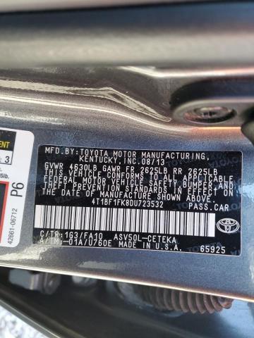 Photo 11 VIN: 4T1BF1FK8DU723532 - TOYOTA CAMRY 