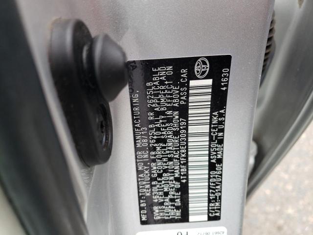 Photo 9 VIN: 4T1BF1FK8EU309197 - TOYOTA CAMRY L 