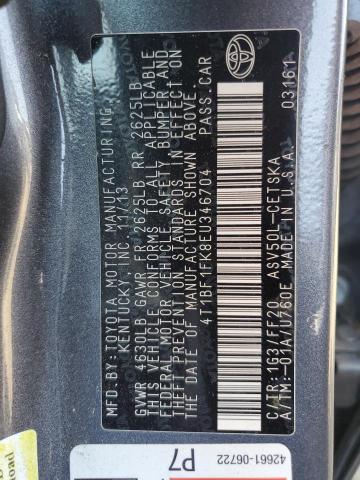 Photo 11 VIN: 4T1BF1FK8EU346704 - TOYOTA CAMRY 