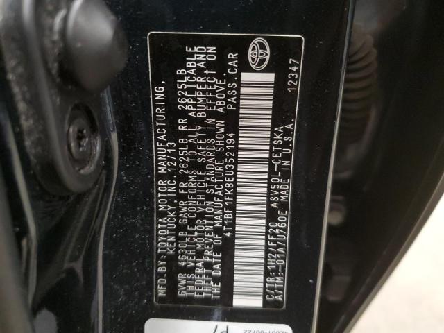 Photo 11 VIN: 4T1BF1FK8EU352194 - TOYOTA CAMRY 