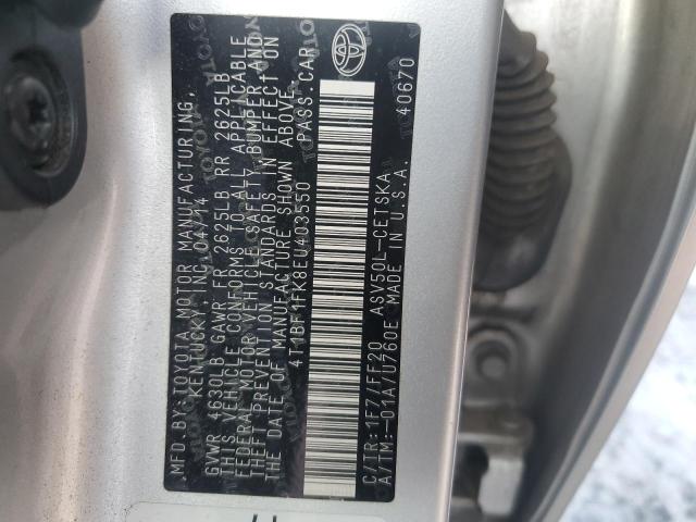 Photo 11 VIN: 4T1BF1FK8EU403550 - TOYOTA CAMRY L 