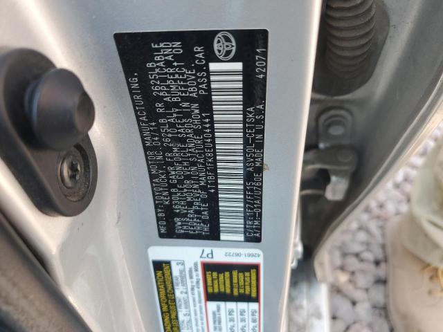 Photo 11 VIN: 4T1BF1FK8EU404441 - TOYOTA CAMRY 