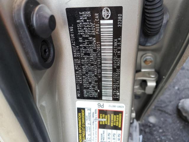 Photo 11 VIN: 4T1BF1FK8EU470651 - TOYOTA CAMRY 