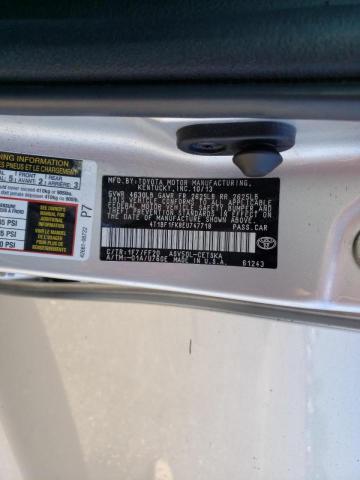 Photo 9 VIN: 4T1BF1FK8EU747718 - TOYOTA CAMRY L 