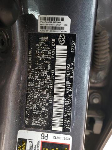 Photo 11 VIN: 4T1BF1FK8EU808789 - TOYOTA CAMRY 