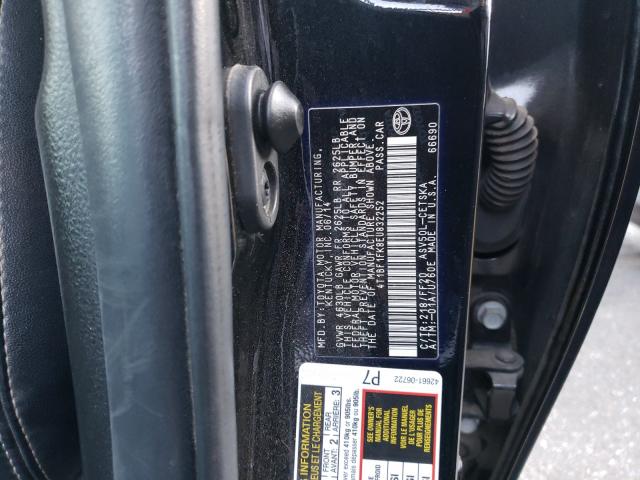 Photo 9 VIN: 4T1BF1FK8EU832252 - TOYOTA CAMRY L 