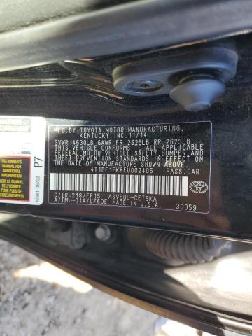 Photo 11 VIN: 4T1BF1FK8FU002405 - TOYOTA CAMRY LE 