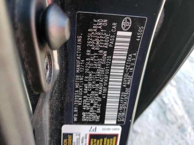 Photo 11 VIN: 4T1BF1FK8FU011220 - TOYOTA CAMRY LE 