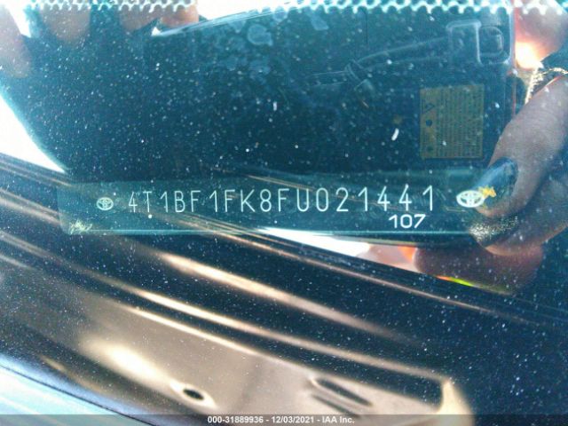 Photo 8 VIN: 4T1BF1FK8FU021441 - TOYOTA CAMRY 