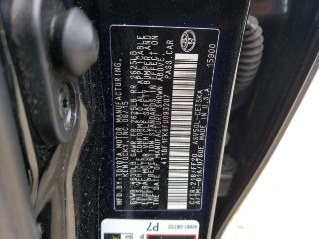 Photo 11 VIN: 4T1BF1FK8FU093207 - TOYOTA CAMRY LE 