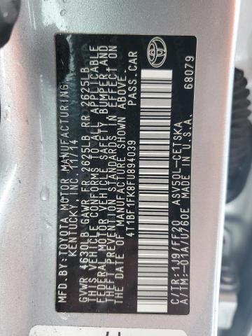 Photo 12 VIN: 4T1BF1FK8FU894039 - TOYOTA CAMRY 