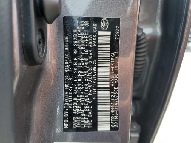 Photo 9 VIN: 4T1BF1FK8FU898625 - TOYOTA CAMRY LE 