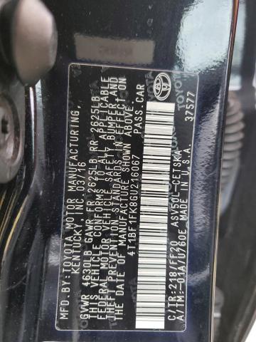 Photo 12 VIN: 4T1BF1FK8GU216067 - TOYOTA CAMRY 