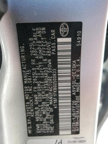 Photo 11 VIN: 4T1BF1FK8GU500833 - TOYOTA CAMRY 