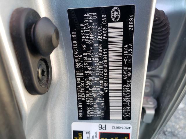 Photo 11 VIN: 4T1BF1FK8HU289411 - TOYOTA CAMRY LE 