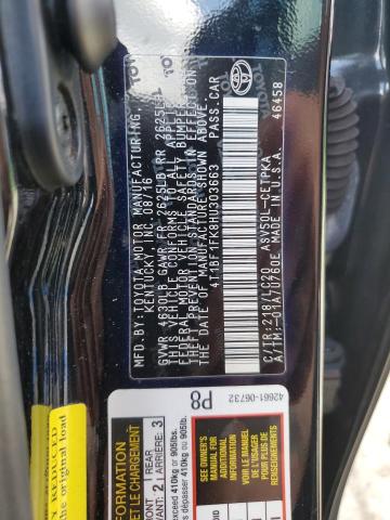 Photo 12 VIN: 4T1BF1FK8HU303663 - TOYOTA CAMRY LE 