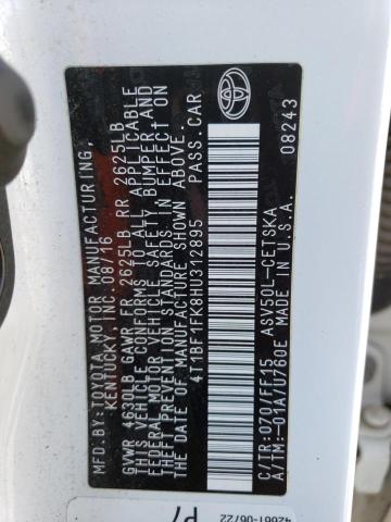 Photo 11 VIN: 4T1BF1FK8HU312895 - TOYOTA CAMRY LE 