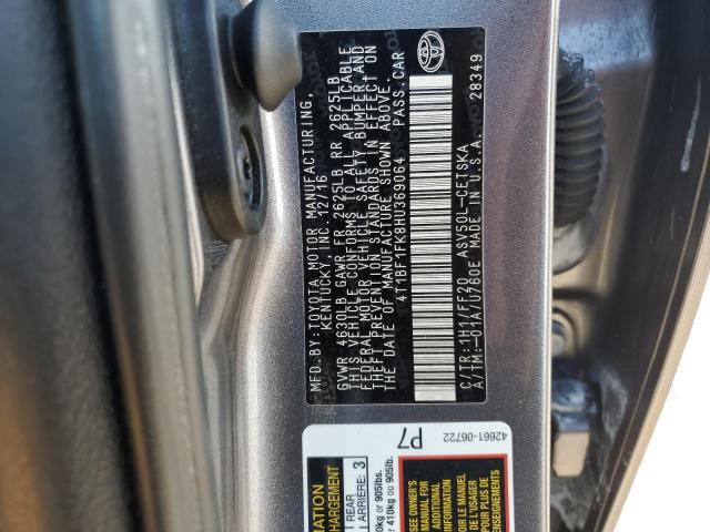 Photo 12 VIN: 4T1BF1FK8HU369064 - TOYOTA CAMRY LE 