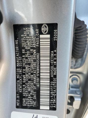 Photo 11 VIN: 4T1BF1FK8HU405982 - TOYOTA CAMRY LE 