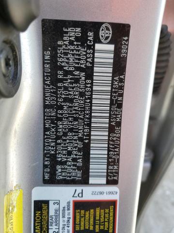 Photo 12 VIN: 4T1BF1FK8HU416948 - TOYOTA CAMRY LE 