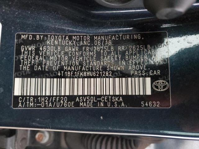 Photo 11 VIN: 4T1BF1FK8HU621282 - TOYOTA CAMRY LE 