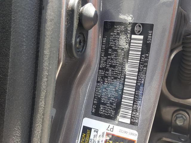 Photo 9 VIN: 4T1BF1FK8HU685158 - TOYOTA CAMRY LE 