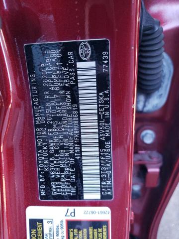 Photo 11 VIN: 4T1BF1FK8HU806819 - TOYOTA CAMRY 