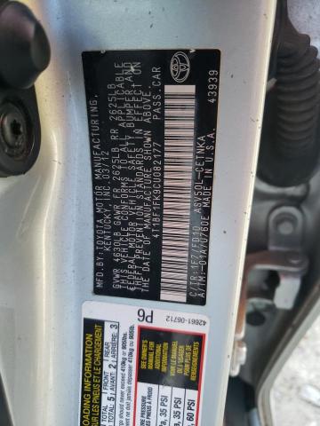 Photo 11 VIN: 4T1BF1FK9CU082177 - TOYOTA CAMRY BASE 