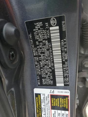 Photo 12 VIN: 4T1BF1FK9CU164197 - TOYOTA CAMRY BASE 