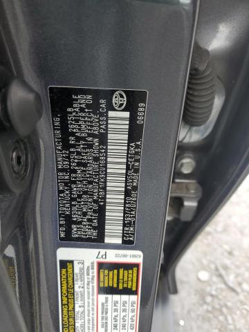 Photo 11 VIN: 4T1BF1FK9CU168542 - TOYOTA CAMRY BASE 