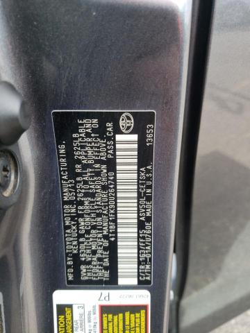 Photo 9 VIN: 4T1BF1FK9DU264740 - TOYOTA CAMRY L 