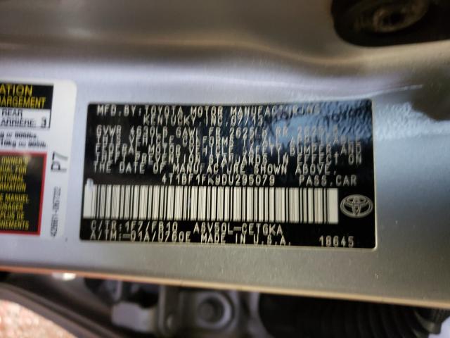 Photo 9 VIN: 4T1BF1FK9DU295079 - TOYOTA CAMRY L 