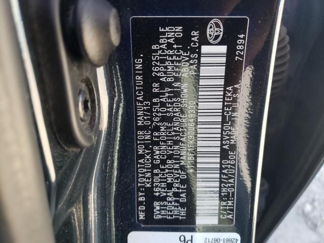 Photo 11 VIN: 4T1BF1FK9DU649330 - TOYOTA CAMRY L 