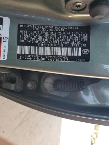 Photo 11 VIN: 4T1BF1FK9DU657508 - TOYOTA CAMRY L 