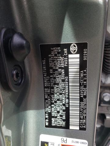 Photo 11 VIN: 4T1BF1FK9DU659145 - TOYOTA CAMRY L 