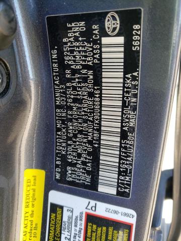 Photo 9 VIN: 4T1BF1FK9DU668461 - TOYOTA CAMRY L 