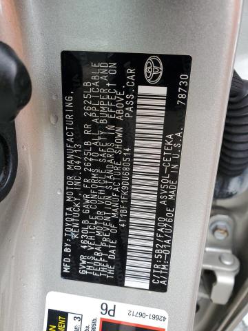 Photo 11 VIN: 4T1BF1FK9DU680514 - TOYOTA CAMRY L 